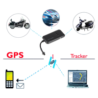 1Set GT02A 12V-36V Real-Time GPS/GSM/GPRS SMS Car GPS Tracker Real-Time Positioning Supports Google Maps Link Black Mini
