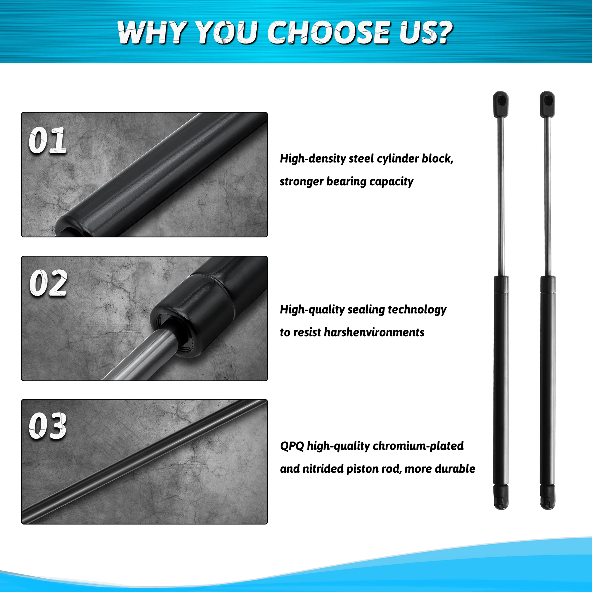 2 Pcs For Mercedes-Benz E300 E320 E420 E430 1995-2002 Front Car The Hood Lift Supports Gas Spring Shock Struts Auto Accessories