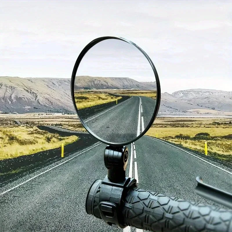 Motorcycles Rearview Mirror Side Mirror For Safety View Turning Left Right Mirror Adjustable Mini Autocycle Rear View image 3