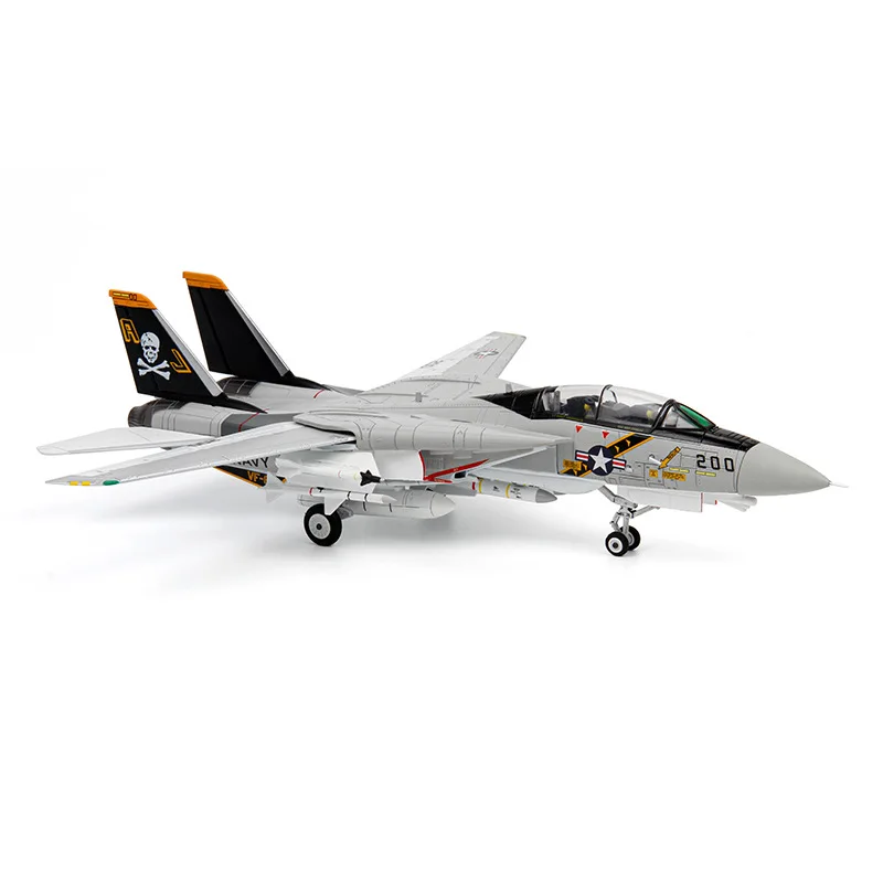 1:72 F14 Alloy Aircraft Model F-14a Fighter VF-84 Squadron Assembled Military Model Military Fan Fighter Decoration