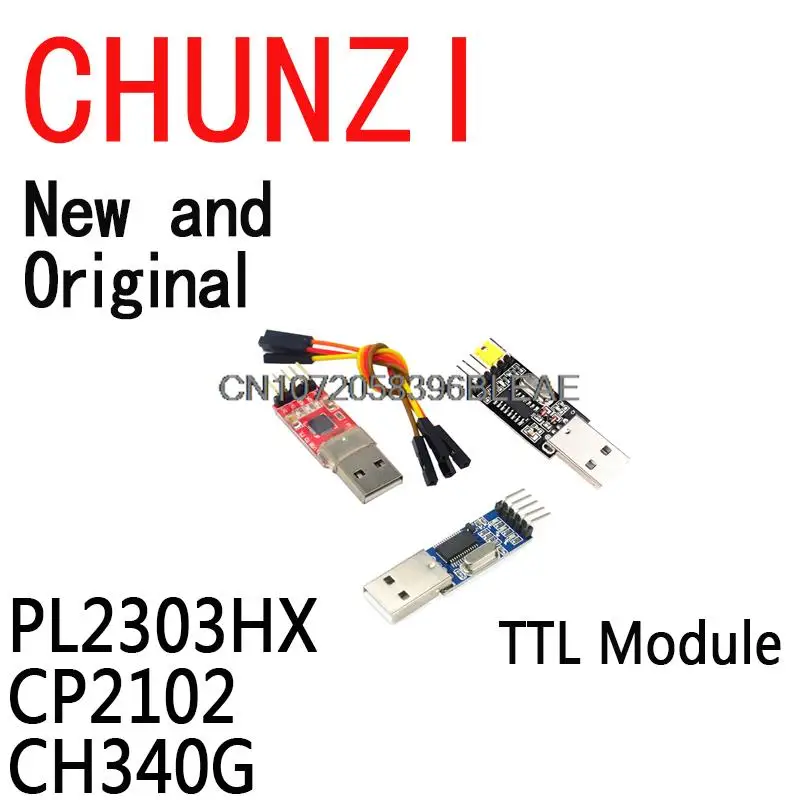 Módulo TTL USB a UART para Arduino, PL2303HX, CP2102, CH340G, 5 pines