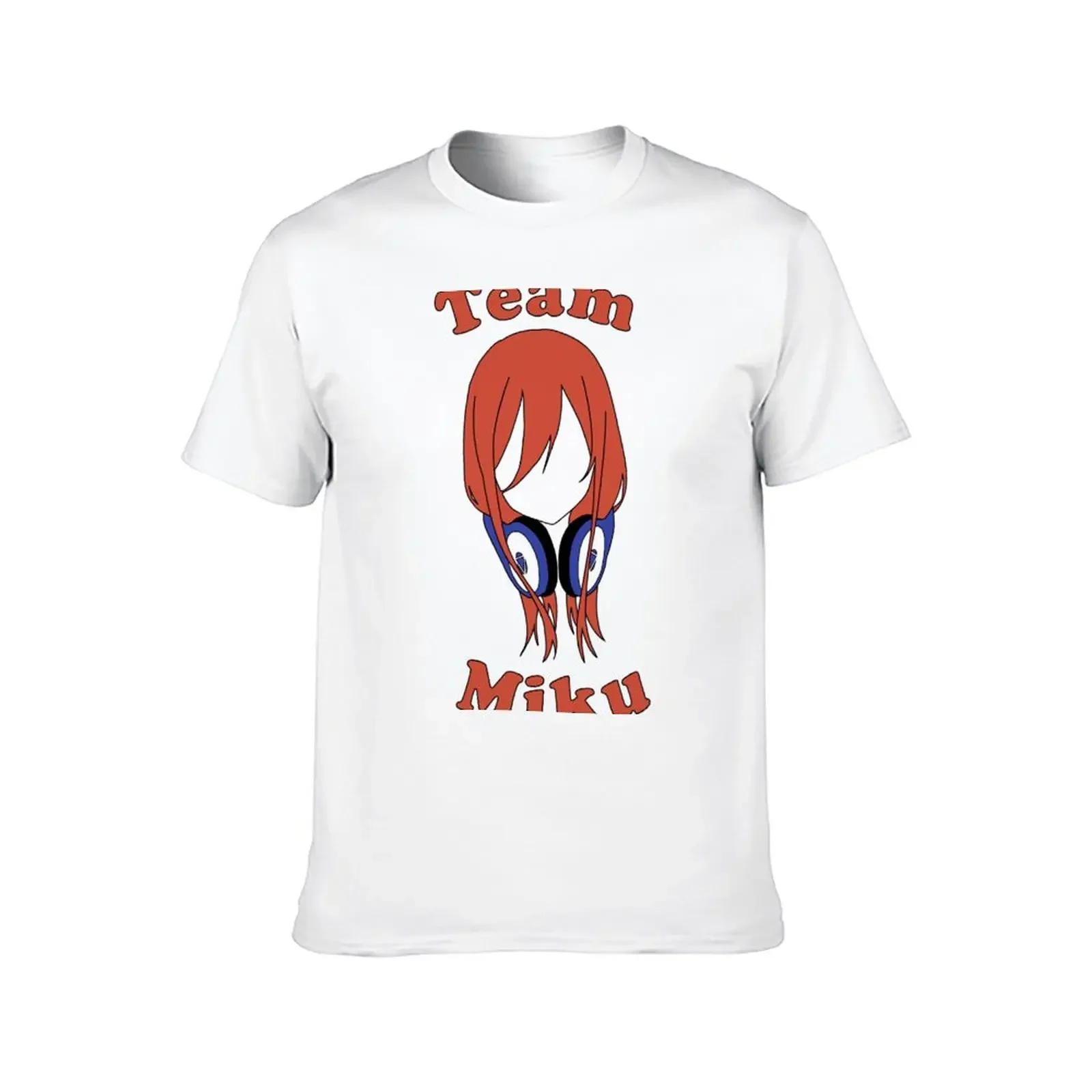 Team Miku Nakano T-Shirt cute clothes Short sleeve tee boys whites graphics plain black t shirts men