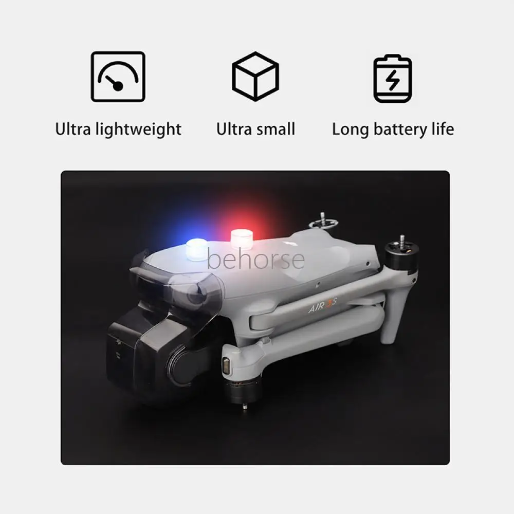 ضوء صغير لـ DJI Neo/Flip Night Flight Safety Light خفيف الوزن للطيران الليلي ضوء واقي لملحقات طائرة DJI Neo بدون طيار