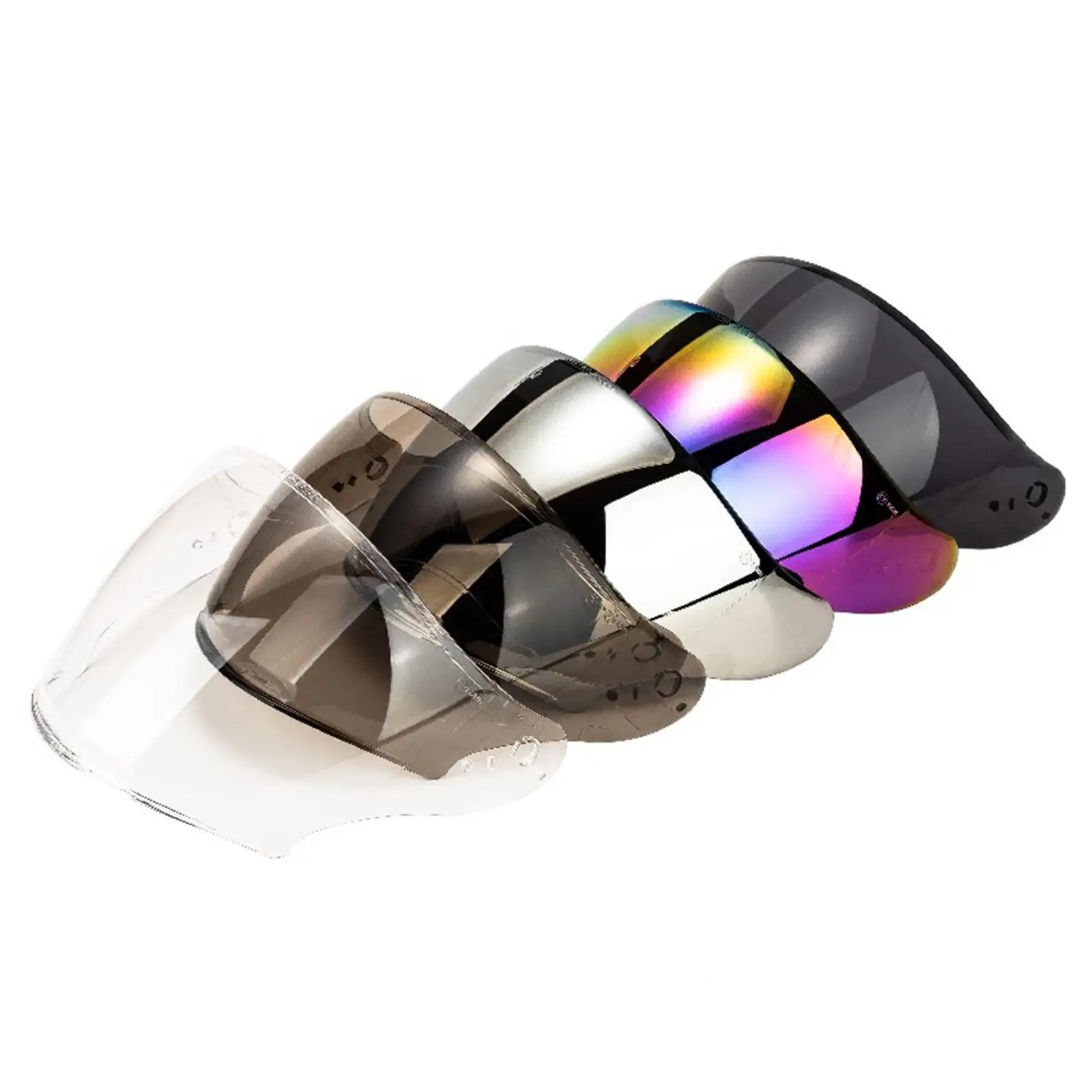 ชิลด์บังแดดหมวกกันน็อคมอเตอร์ไซค์น้ำหนักเบาขนาดกะทัดรัดสำหรับ MT OF-504 MT-OF-504