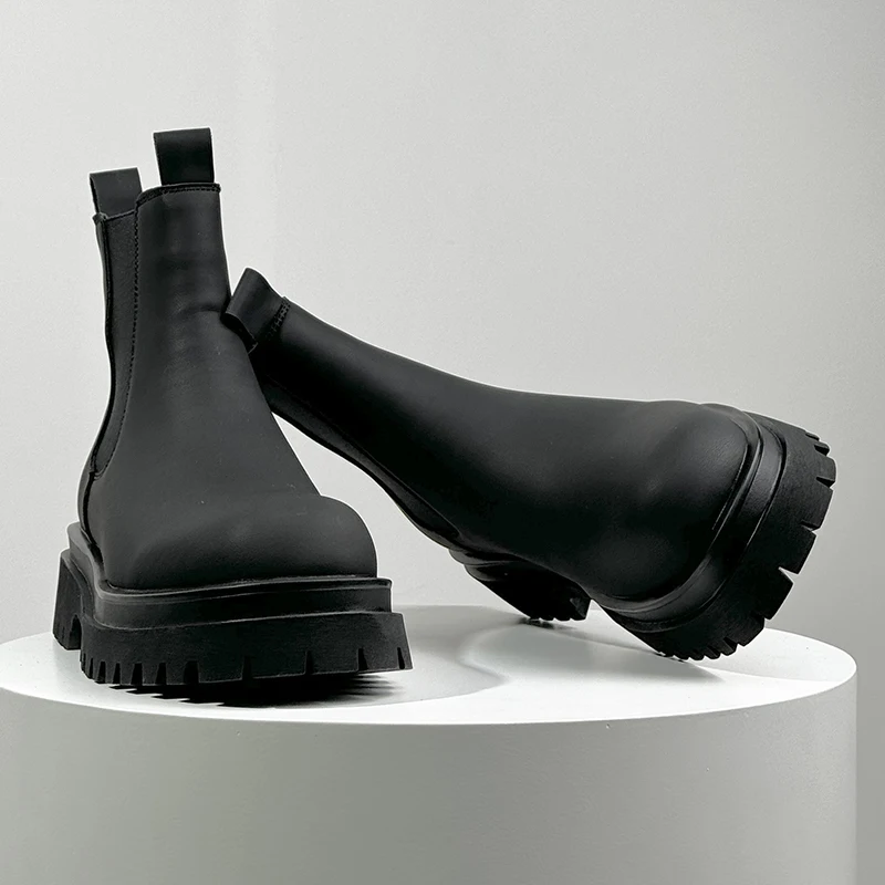 الدخان أنبوب عادية ريترو كم أحذية العمل الفاخرة الرجعية أكسفورد الأحذية 2026 زوجين أحذية منصة سميكة سوليد أحذية من الجلد #2