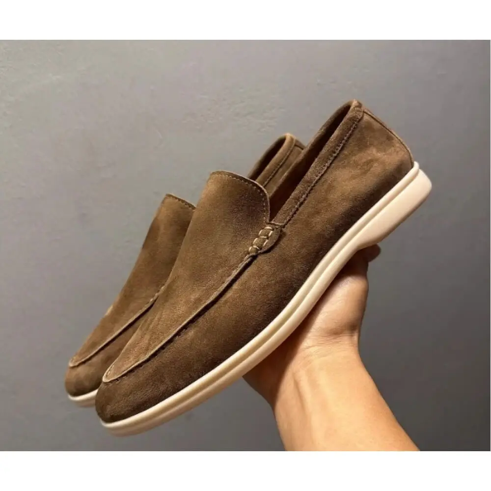 

Premium Brown Suede Venetian Loafers – Handcrafted Comfort, Effortless Italian Elegance
