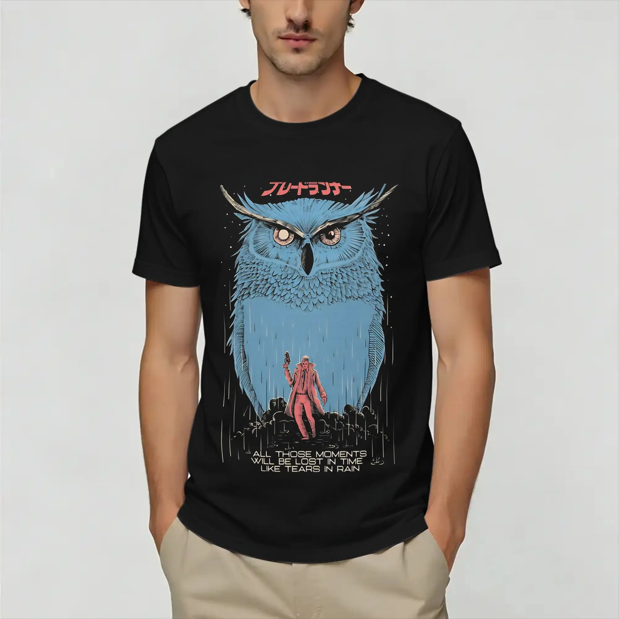 Men's T-Shirts Blade Runners Novelty Pure Cotton Tee Shirt Short Sleeve  T Shirt O Neck Clothes Gift