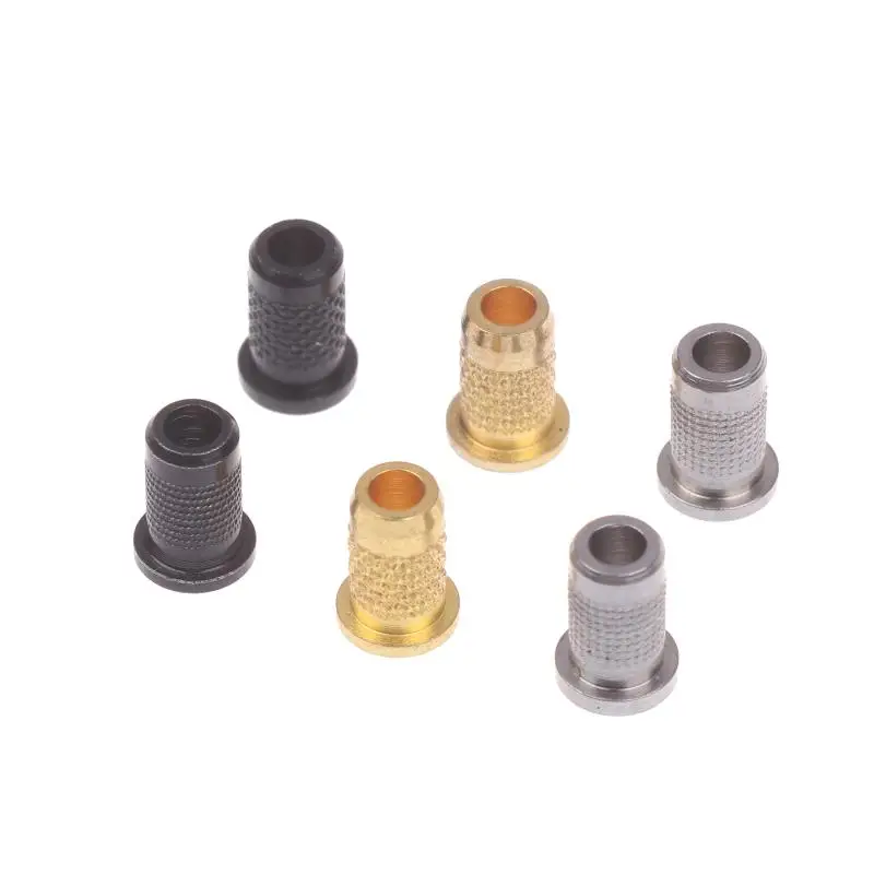 New 6pcs Iron Guitar Through Body String Mounting Ferrules Bushings For Electric Guitar Replacement Parts