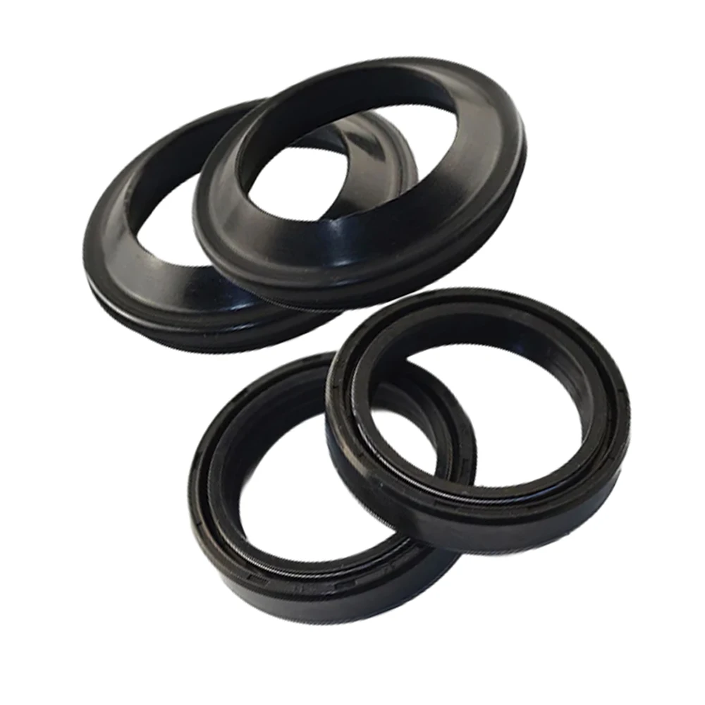 

4 Pcs 48x58x11MM Motorcycle Parts Black Front Fork Oil Seal Kit For KTM 250 SX SX250 2002 High Quality