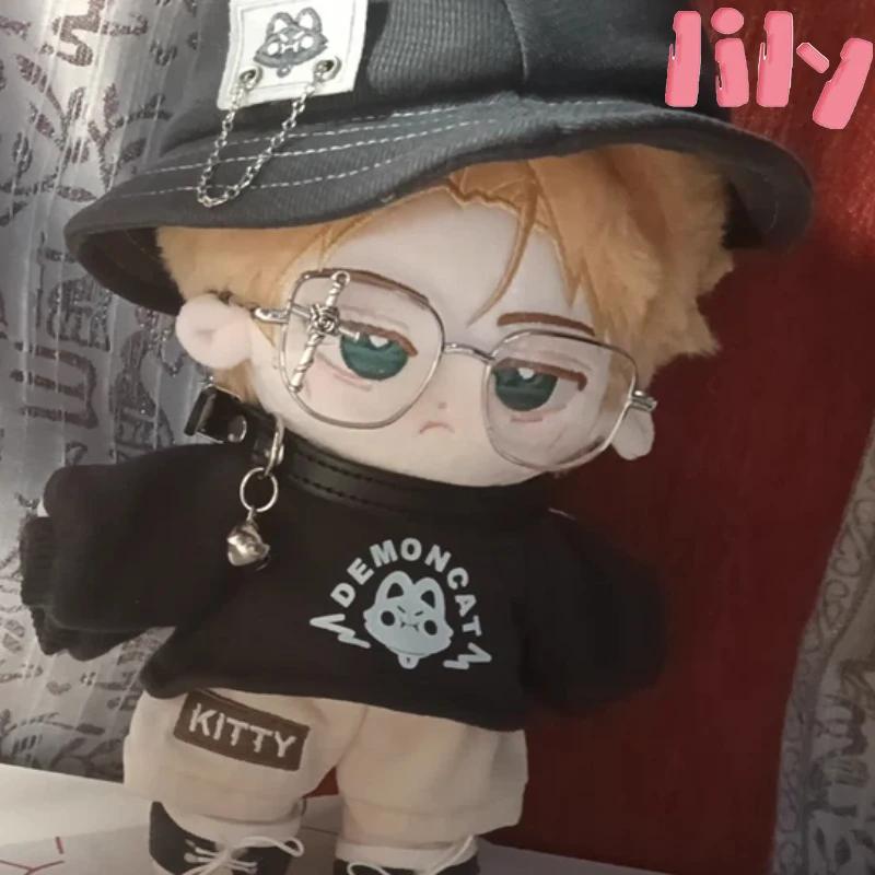 

Plush Toy Cute Devil Cat 20cm Cotton Doll Clothes Men'S Doll Clothes Set Plush Doll Clothes Doll Replacement Dress Gifts