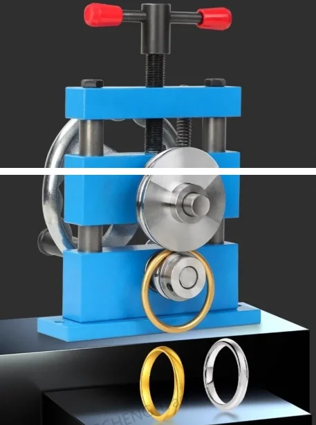 Manual Labor Saving Gold and Silver Bracelet Shaping Machine Jewelry Bracelet Welding Repair Bending Round Groove Wheel