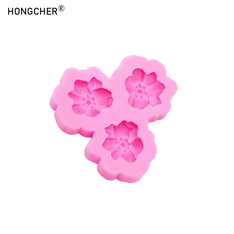 Polka Dot Floral Rose Silicone Molds for Phone Cases Resin Jewelry Drip Resin Molds Handmade Chocolate Fondant Cake Baking Molds view 5