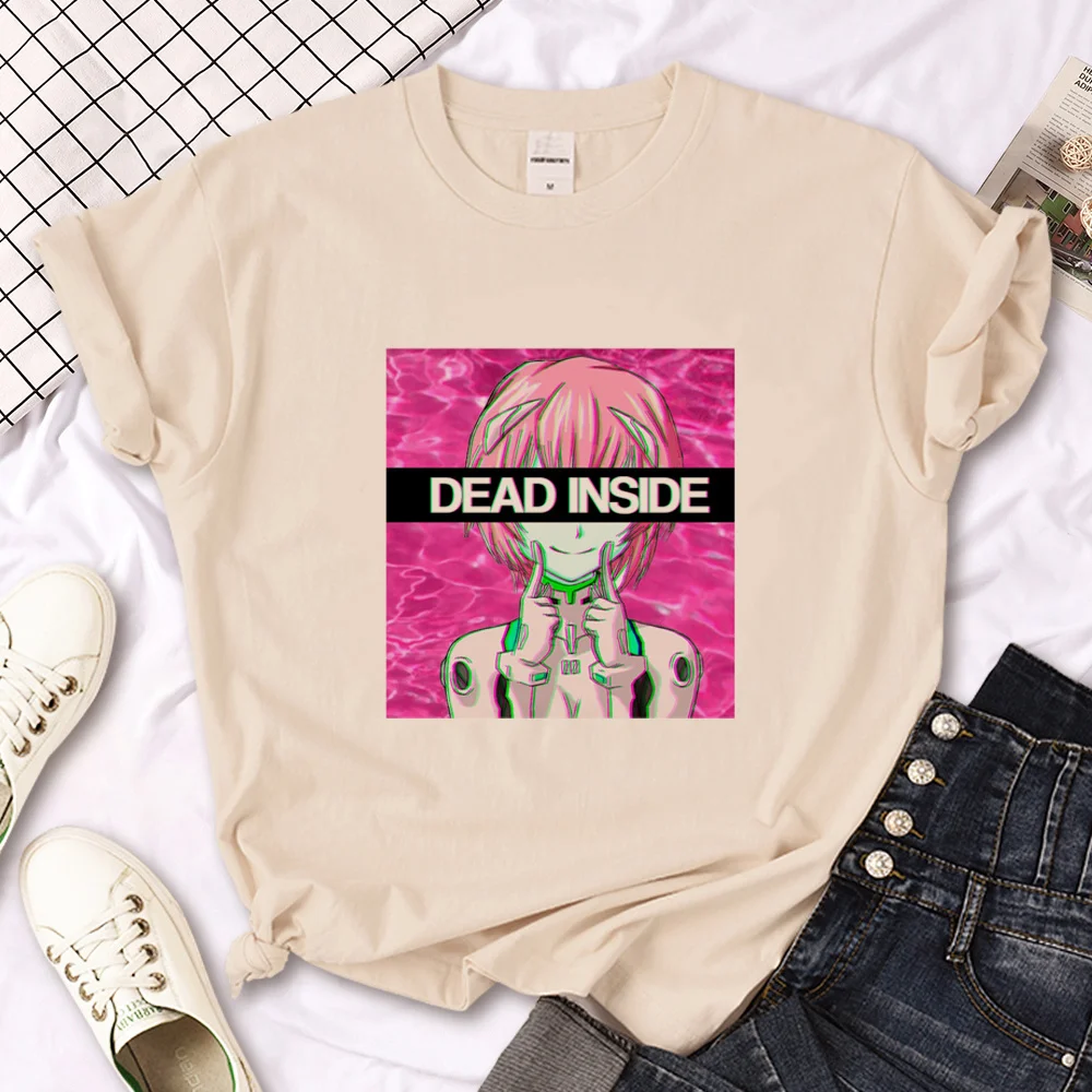 Dead Inside tshirt women designer streetwear comic t-shirts girl comic graphic funny clothes