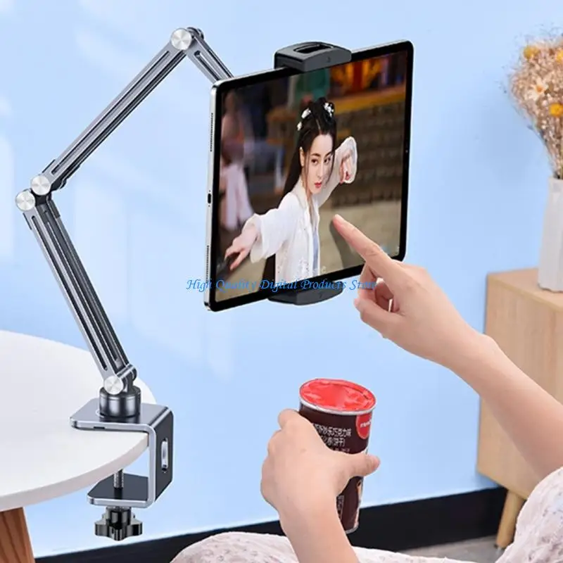 

U2JE Heavy Duty Tablets Arm Bracket For 4 To 12.9inch Phones And Pad Not Drilling