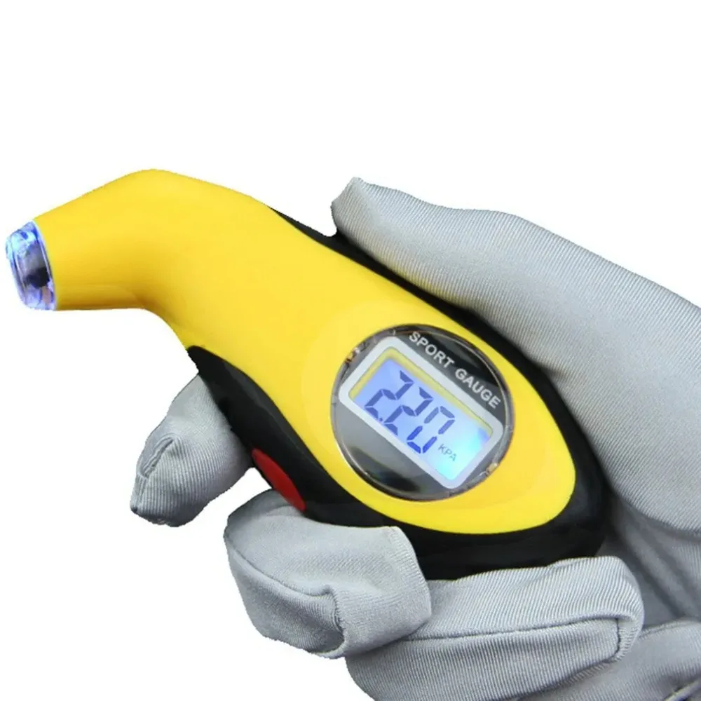 Professional 0-150 PSI Heavy Duty LCD Digital Tire Pressure Gauge Backlight Manometer for Car Truck ATV Motorcycle Bike