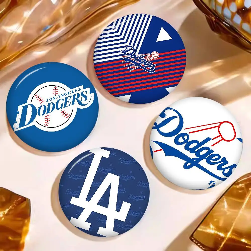 Los Angeles D-Dodgers New Brooches Soft Button Pin Funny Silly Gnarpy On A Skateboard Meme Badge Gamer Collection Gifts