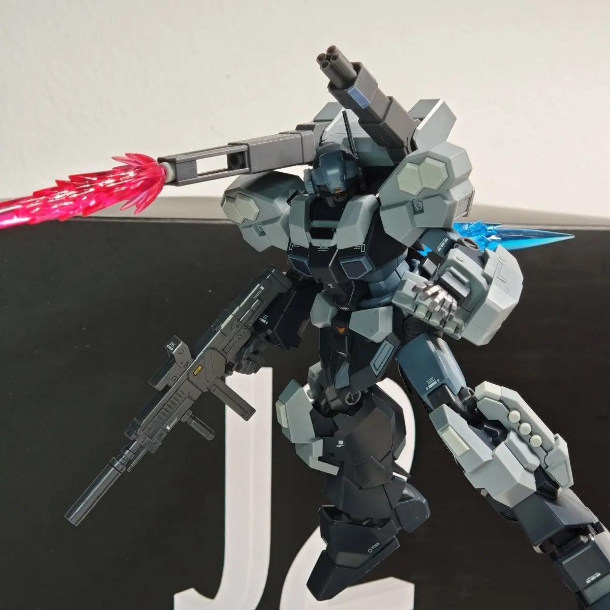 BAOBAO Model HG 1/144 Assemblagemodel Kit RGM-96X Jesta Kanon Met Effecten Actiefiguren Robot Plastic Model Kits Speelgoed Git
