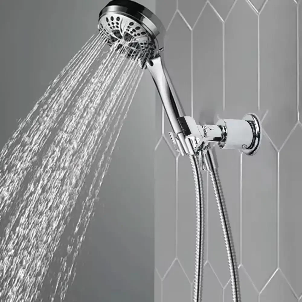 

Регулируемый на 180-градусный кронштейн для насадки для душа, настенный кронштейн для насадки из цинкового сплава, опорная подставка, кронштейн для душа