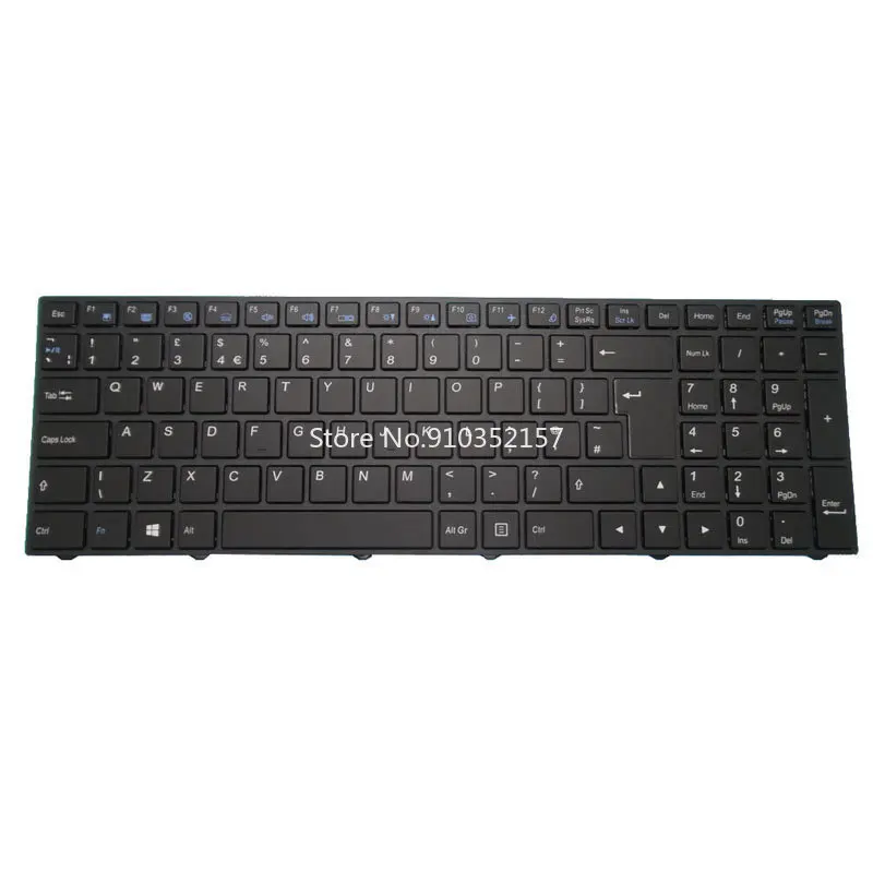 Imagem -02 - Teclado Britânico para Clevo Cvm15f36gb430 680-n25j0190-1 Cvm15f26gbj4308 690-n7500-190-1 N350dv N350dw N350tv N550rc1 N550rn