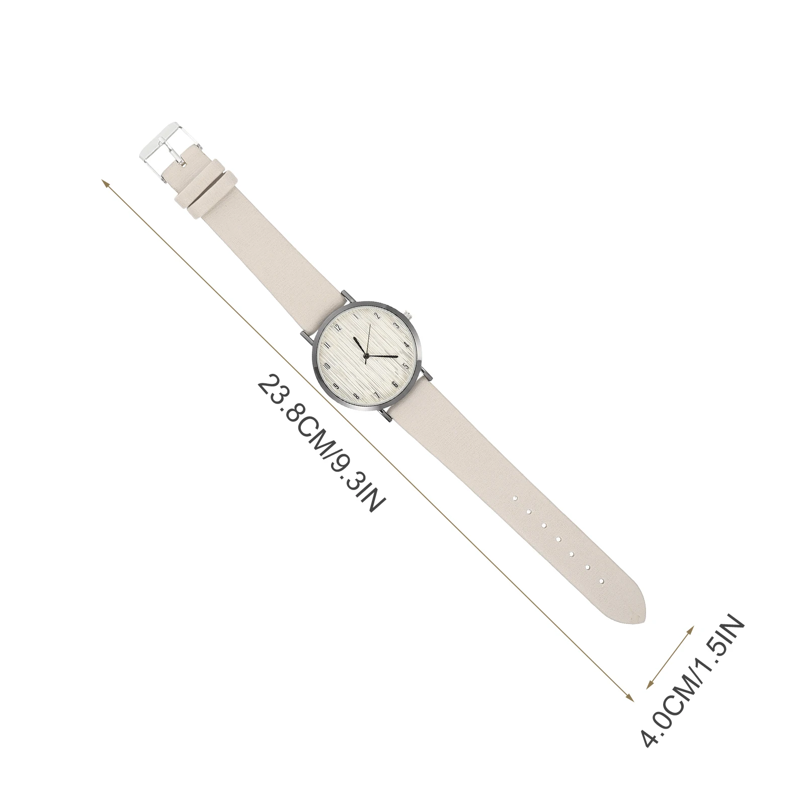 

Elegant Wood Grain Pattern Women Wrist Lightweight Stylish Quartz Watch For Casual Party Festival Present Fashionable Decorative