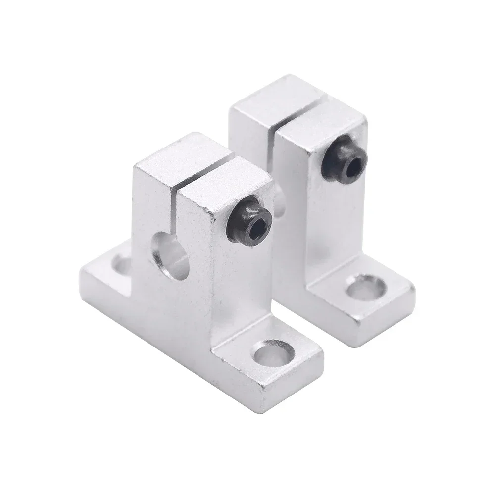 

8pc Shaft Support SK8 SK10 SK12 SK16 SK20 Linear Rail Bearing Vertical Bracket Router 3D Printer Part 8mm 10mm 12mm 16mm