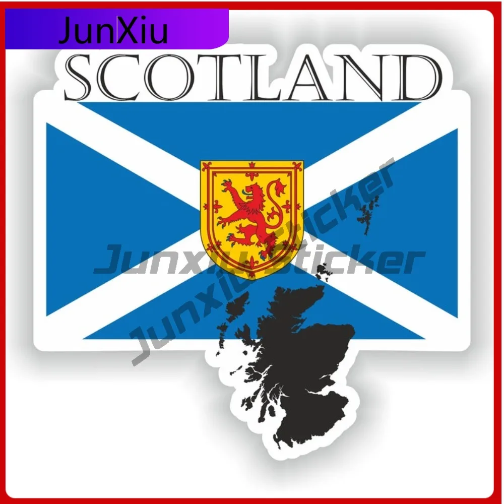 

With National Emblem Detail Scotland Country Project Flag Trendy Vehicle Body Decoration Exterior Styling Piece For