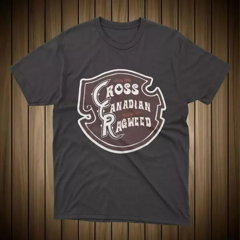 Camiseta negra de la banda Cross Canadian Ragweed, circa 1994, talla completa S 5Xl