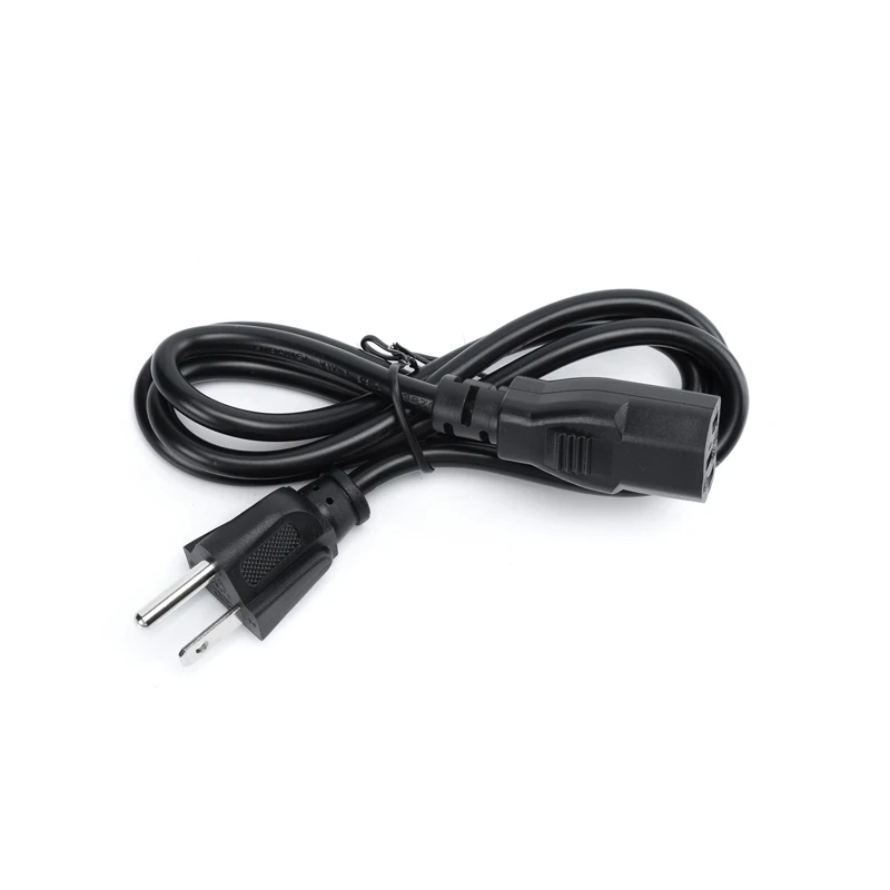 UL Listed 3 Prong AC Power Cord 3ft-10ft for Computer,Monitor, TV,Works with Any 3 Pin AC Power Connection