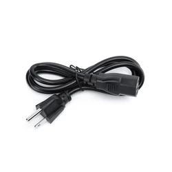 UL Listed 3 Prong AC Power Cord 3ft-10ft for Computer,Monitor, TV,Works with Any 3 Pin AC Power Connection