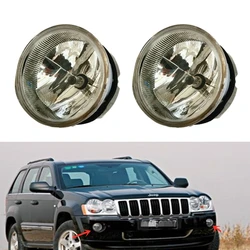 12V  Front Bumper Mounted Fog Light lamps For GRAND CHEROKEE  1998-2005 OEM 55156733AB 55156733AC