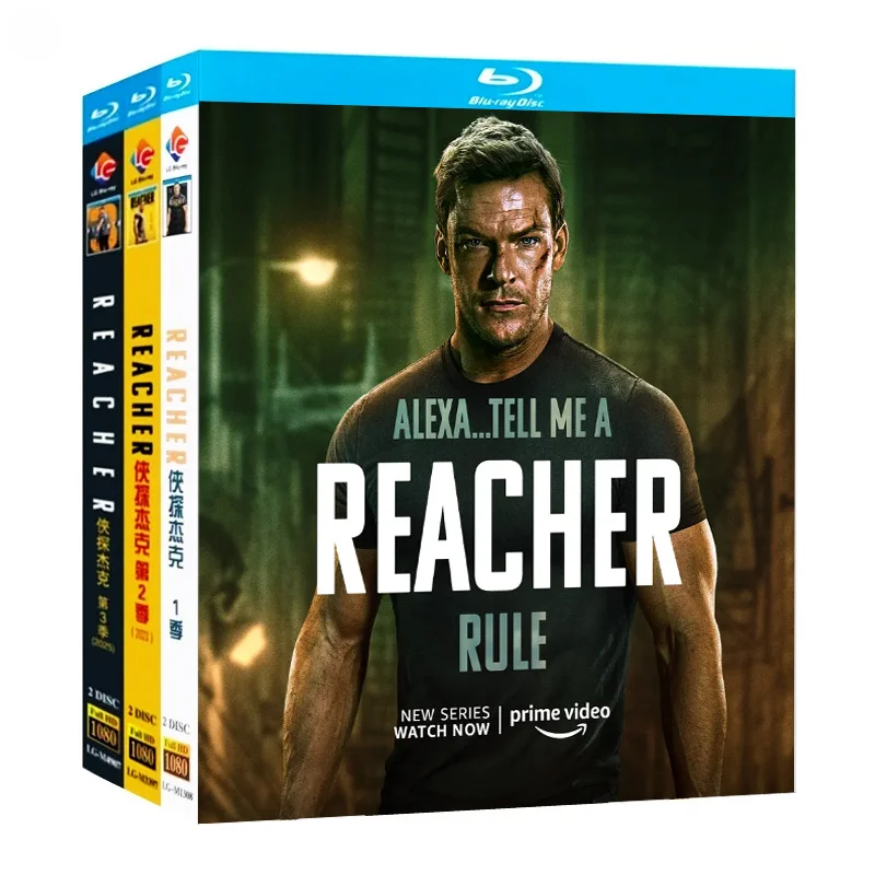 Reacher Staffel (1-3) 6-Disc All Region Neues Box-Set Blu-ray Disc High Definition BD