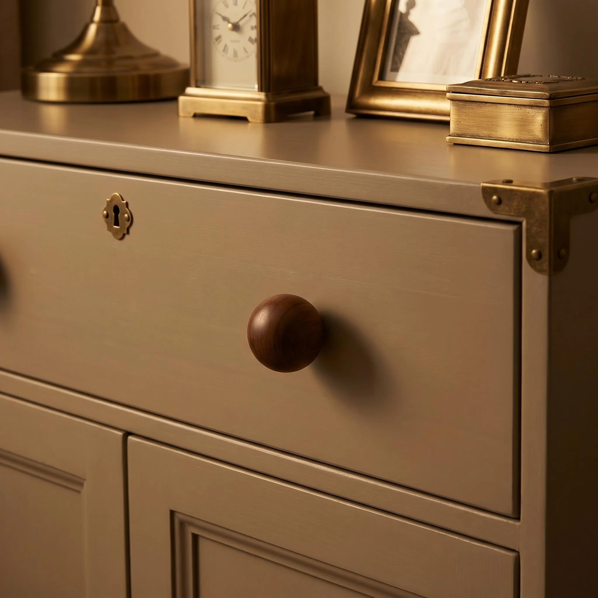 Minimalist Round Walnut Wood Knob Kitchen Cabinet Door Handle Natural Walnut Ash Beech Decor Ball Furniture Hardware Pulls Knob