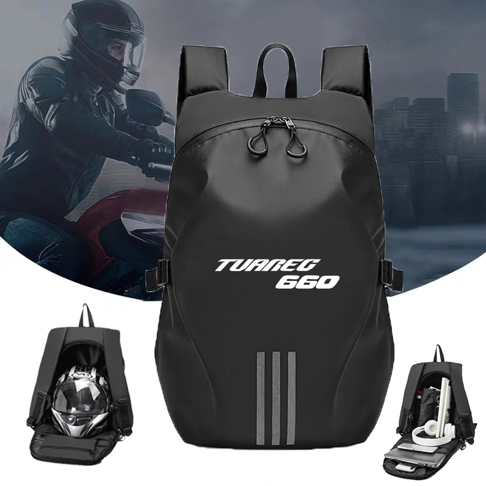 

Knight backpack motorcycle helmet bag travel equipment waterproof large capacity For Aprilia Tuareg 660 Tuareg660