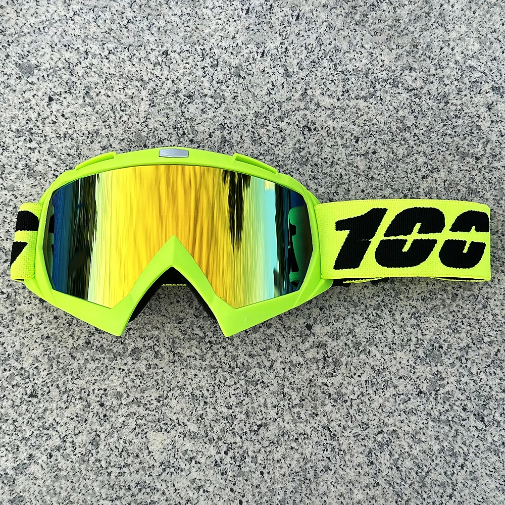 100 Motorcycle Goggles Cycling Glasses Outdoor Off-Road Ski Sport MX ATV Dirt Bike Racing Glasses Motocross Goggles Bike Glasses image 3