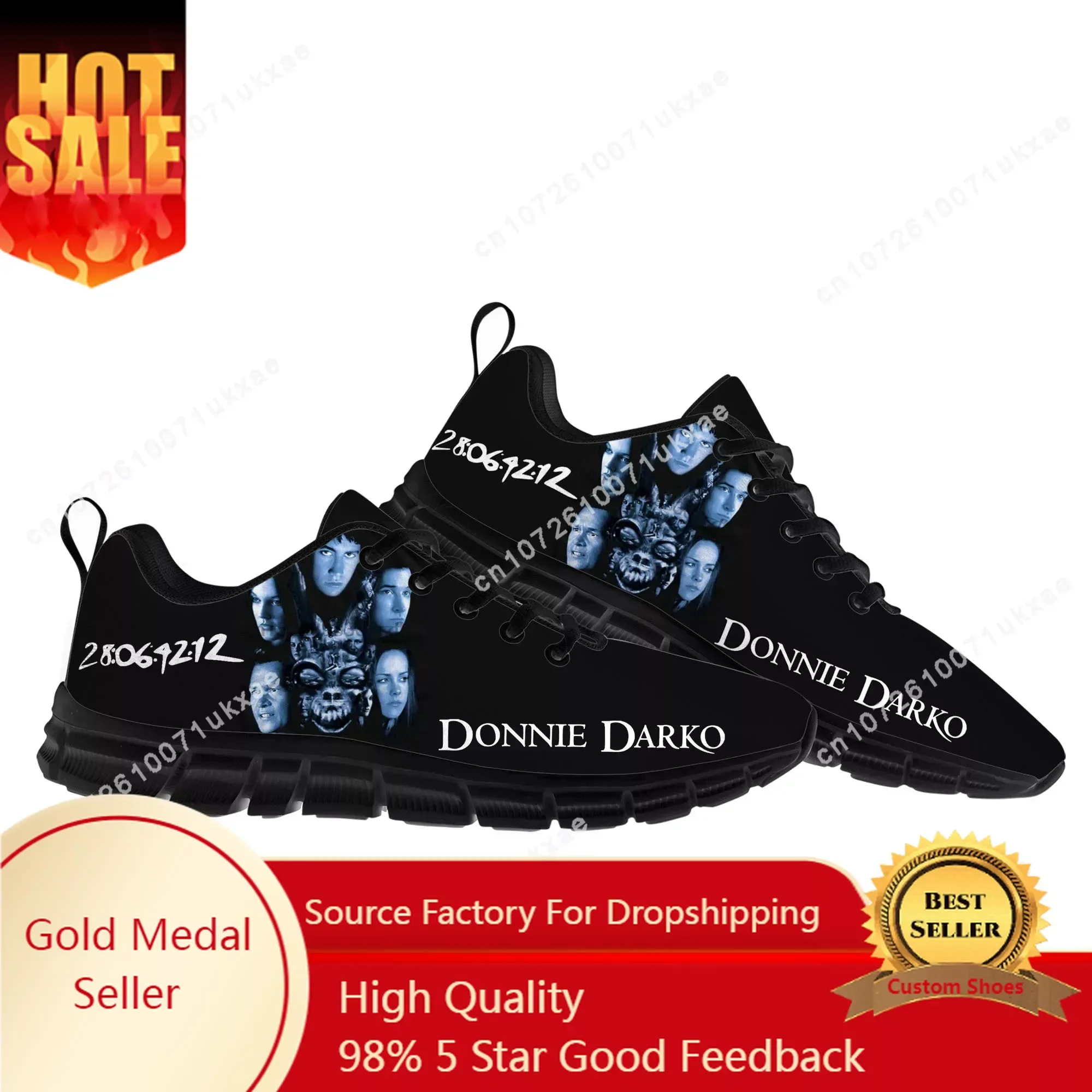 Donnie Darko Sports Shoes Mens Womens Teenager Kids Children Sneakers High Quality Parent Child Sneaker Customize Couple Shoe