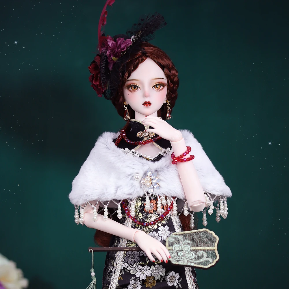 ICY DBS 1/3 BJD 62cm doll Classic Republic of China slit cheongsam mechanical joint Body Including clothes shoes girl SD