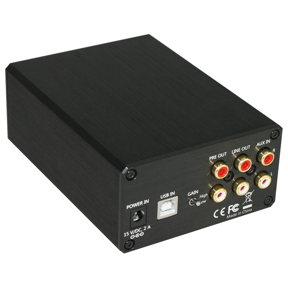 Desktop USB DAC Headphone Amplifiers 96kHz/24-bit, 16Ω-600Ω, Low Noise, High-Quality Audio for Music Lovers & Guitarists