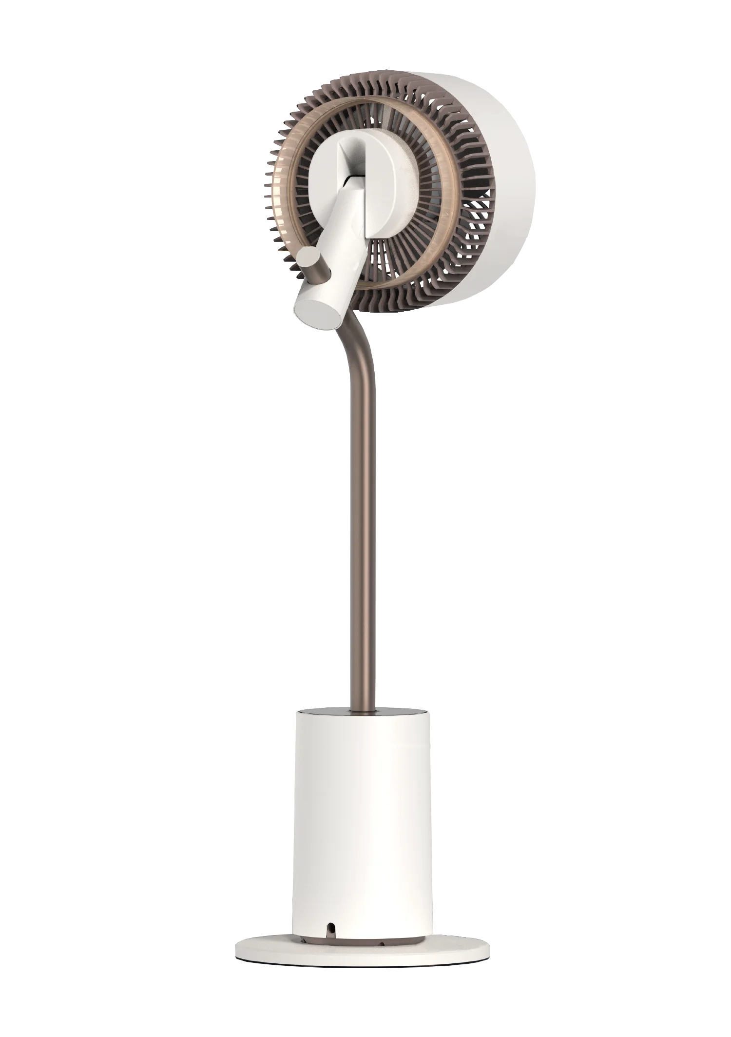 7 Inches Electric DC Silent Pedestal Circulator Fan with Remote Control Auto Oscillation Plastic Construction