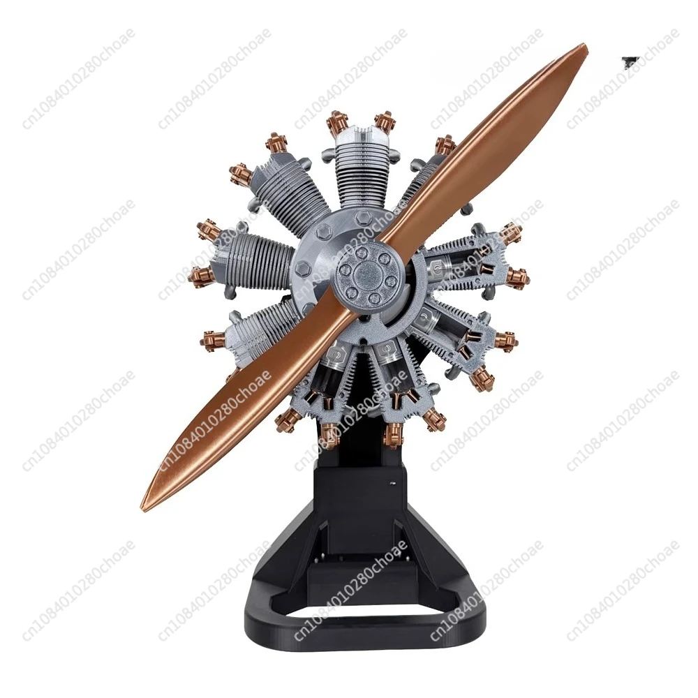 

CJ-6 Trainer Aircraft Radial 9-Cylinder Engine Model - Working Anatomical Pilot Gift Collectible