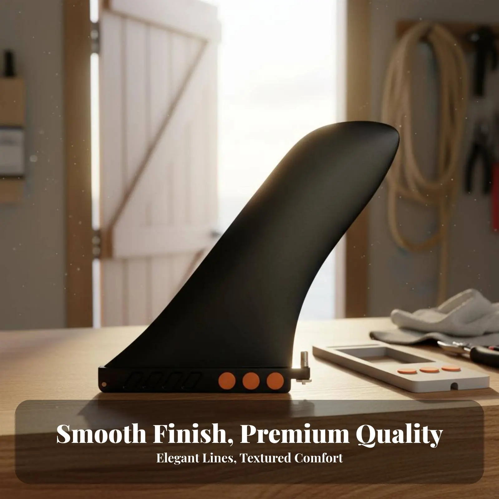 Picture 5: Insert Paddleboard Fin Easy Installation Insert Stand-up Paddleboard Fin No Tools Needed Strong & Long-Lasting