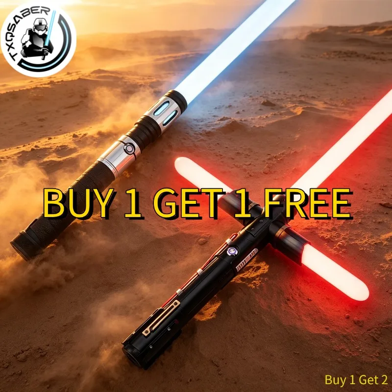 

Световой меч TXQSABER Kylo Ren SE Crossguard NeoPixel с двумя боковыми лезвиями, металлической рукоятью, для тяжелых дуэлей, коллекционный, лазерный меч, игрушка для джедаев
