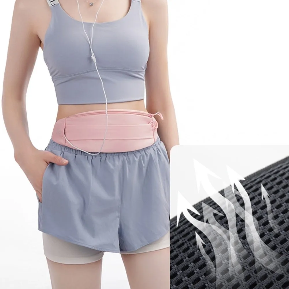 

Ultra-Thin Sport Mobile Waist Bag Close Fitting Multifunctional Running Waist Bag High Elastic Lightweight Sports Phone Bag