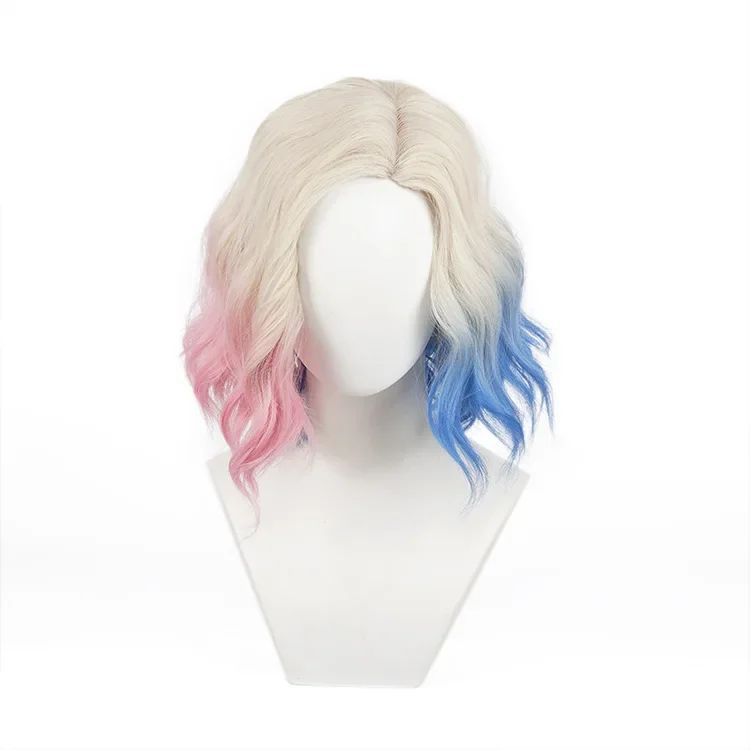 2 Color Cosplay movi&TV girl Wig Colour Halloween Carnival Fancy Dress Up Party Costumes Prop for Women Girl