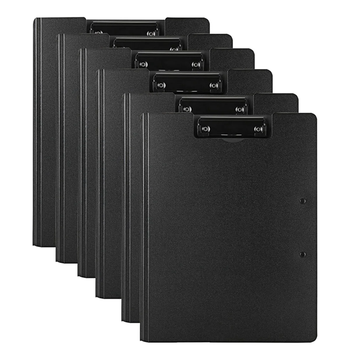 

Dual Clip Clipboard Folder, 6-Pack A4 Foldable Clipboard Folder Flip Writing Pad for School Office