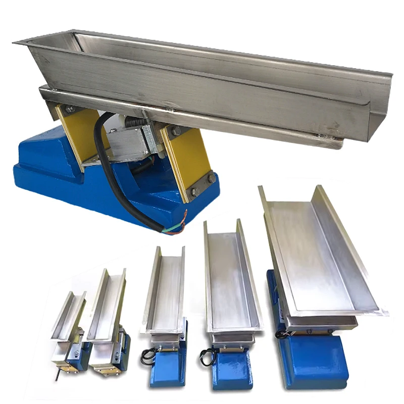 

220V Electric Shaking Feeding Machine Adjustable Speed Mini Electromagnetic Vibrating Feeder GZV1 GZV2 Micro Feeder