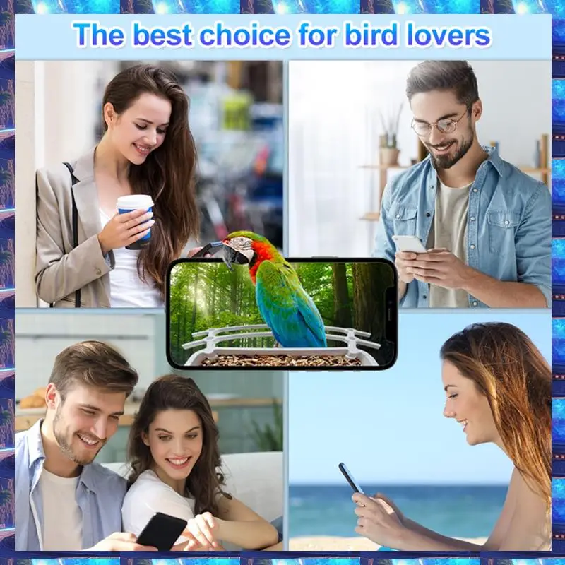 

2025 Bird Feeder Video Camera With Solar Panel Wifi Wireless Outdoor Solar Camera Motion Detection Bird Watching Camera,Bird Fee