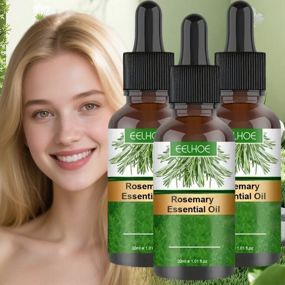 

1/2/3PCS Rosemary Hair Oil Deep Nourishing Scalp Nutrient Anti Hair Loss Strengthening Oil Nourishing Treatment For Split Ends