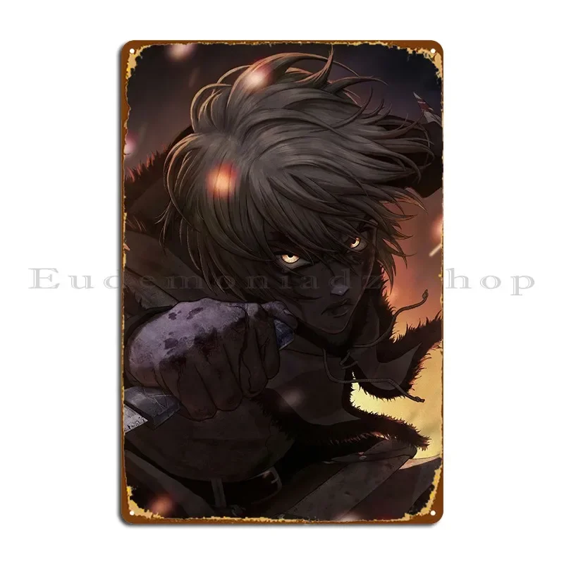 

Vinland Saga Metal Plaque Poster Garage Painting Designs Cinema Garage Tin Sign Poster