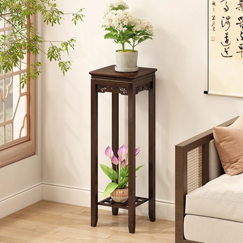 

Firm Flower shelf New Chinese-style living room Floor-to-ceiling indoor balcony Multi-layer bonsai shelf Fish tank base 2026 new