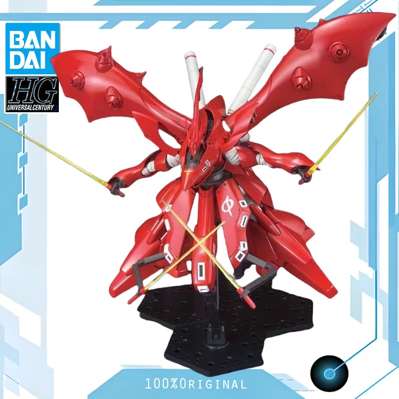 BANDAI Anime HG 1/144 MSN-04Ⅱ NIGHTINGALE Mobile Report Gundam Robot Quality Assembly Model Handmade Toys Figures Holiday Gifts